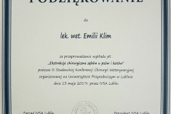 Wykład "Ekstrakcje chirurgiczne zębów u psów i kotów"